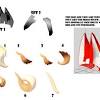 Directions for making napkin rings that resemble bunny ears for a festive easter table. 1