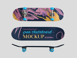 Free Classic Skateboard Mockup Psd In 2020 Classic Skateboard Skateboard Mockup