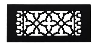 4x10 Cast Iron Floor Grille Jcih Jedco Supply Decorative Grilles Decorative Vent Cover It Cast