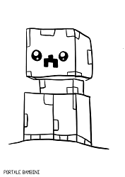 Minecraft Coloring Pages Online Free To Print Portale Bambini