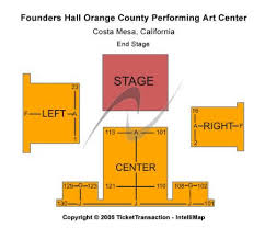 Segerstrom Center For The Arts Founders Hall Tickets And