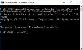 Where windows is installed is locked or hard drive locked windows 10 and now. How To Unlock Bitlocker Encrypted Drive From Command Prompt