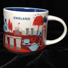 Starbucks England Yah Mug Tea Pot Bridge Tennis Rain Stonehenge You Are Here Uk Starbucks Starbucks City Mugs Starbucks Mugs Mugs
