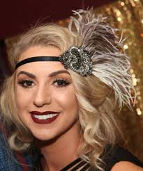 1920s Great Gatsby Headband, Authentic Gatsby Headband, Flapper 1920s  Headband, Flapper Fascinator. Roaring 20s Party Flapper