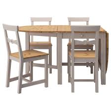 Gamleby Table And 4 Chairs Light Antique Stain Gray Ikea Ikea Dining Table Ikea Dining Space Saving Dining Table