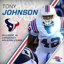 Congrats To Tony Johnson For Signing With The Houston Texans Louisiana Tech Tech Football Football Helmets