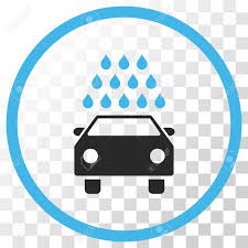 Car Wash Vector Icon Image Style Is A Flat Blue And Gray Colors Royalty Free Cliparts Vectors And Stock Illustration Image 63417409