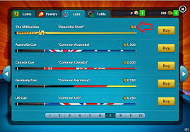 Pool is a classification of cue sports played on a table with six pockets along the rails, into which balls are deposited. 8 Ball Pool Cues Table Cheat