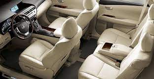 Rx Shown In Available Parchment Leather Trim With Espresso Bird S Eye Maple Accent Navigation System And Remote Touch Co Lexus Interior New Lexus Lexus Rx 350
