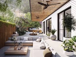Render By Thecrafttlv Outside Decor Exteriordesign Floorcushions Sunkenseats Outdoor Living Rooms Outdoor Spaces Outdoor Living Space