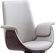 Amazon.com: GLWJXSD PU Leather Padded Chair Luxurious High ...