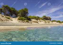 Vista Sul Mare Di Puglia: Mar Mediterraneo Salento: Spiaggia Di Alimini,  Italia Immagine Stock - Immagine di estate, costa: 106143433