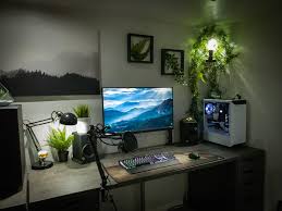 Kinda Have A Thing For Fake Plants Fake Kinda Officeinspirationworkspacesplants Plants In 2020 Home Office Setup Bedroom Setup Room Setup