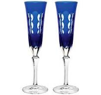 Set of Blue Glasses