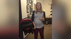Loop your arm that's directly next to the car seat through the handle so the handle rests on the inside of your elbow. Watch The Car Seat Carry Hack That Is Blowing Parents Minds