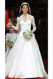 The 50 Most Iconic Wedding Gowns In History Kate Wedding Dress Kate Middleton Wedding Dress Royal Wedding Gowns