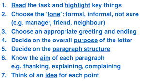 Most effective ielts general writing tips to improve your overall band score in ielts general writing test. Ielts General Writing Task 1 Steps Ielts Simon