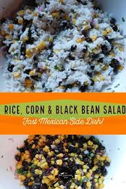 Mexican Rice Bean Corn Salad The Well Seasoned Mom Recipe Taco Side Dishes Side Dish For Enchiladas Rice Side Dishes