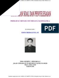 Kompetisi sains nasional (ksn) sma merupakan salah satu jenis lomba pada bidang sains yang sangat populer dan banyak diminati oleh pelajar tingkat sma/ma/smk sederajat. Materi Osn Matematikasma