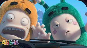 Oddbods Slick And Zee Zoom Background Zoom Background Virtual Background Boys With Red Hair