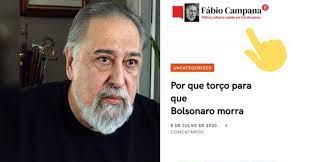Ivan roda chamou pannunzio de. Morre Jornalista Que Torceu Para Coronavirus Matar Bolsonaro Fabio Campana Faleceu Aos 74 Anos Vitima Da Covid 19 E Estava Vacinado Com Coronavac A Politica E O Poder