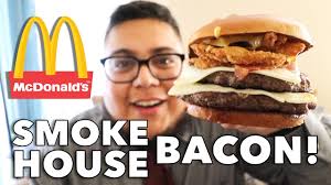 Does Mcdonald S Double Bacon Smokehouse Burger Have Enough Smoke Food Review Full Nelson Eats Youtube