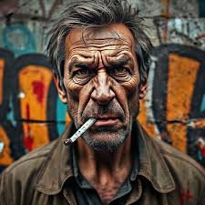 Born in the 80s I will die to a Phil Collins song With a smoking pistol in  my hand And a cigarette hanging from my lips My Jean jacket faded Torn  Cadillac