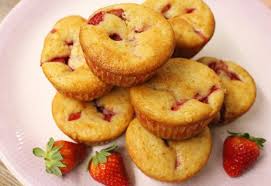 Muffins Au Yaourt Et Aux Fraises Au Thermomix Plat Et Recette Muffins Moelleux Recette Avec Des Fraises Recette