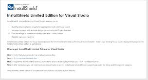 From the most trusted name in software installations, installshield limited edition for visual studio* is available for download by visual studio users. How To Enable Installshield Limited Edition 2015 Stack Overflow