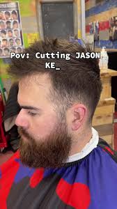 Jason Kelce Cutting His Hair