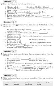 Grade 10 Grammar Lesson 40 More Prepositions 1 Preposition Worksheets Grammar Lessons 1st Grade Worksheets