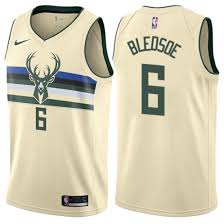 Eric bledsoe is an american professional basketball player for the new orleans pelicans of the national basketball association. 10 Discount Special Offer Women S Nike Milwaukee Bucks 6 Eric Bledsoe Swingman Cream Nba Jersey City Edition Astonishing Sportswear Dogstyle At