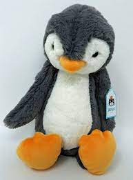 Jellycat Bashful Penguin Plush Gray White Orange 12 Soft Toy Stuffed Animal New Jellycat Jellycat Stuffed Animals Jellycat Pets For Sale