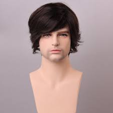 5 out of 5 stars. Fluffy Medium Brown Men Human Hair Wig Male Mono Top Virgin Remy Capless Side Bang Sale Banggood Com