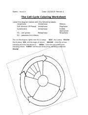 Cell cycle coloring worksheet key from cell cycle and mitosis worksheet answer key , source:coloringsite.co once you. Kami Export Cell Cycle Coloring 1 1 Name Date Period The Cell Cycle Coloring Worksheet Label The Diagram Below With The Following Labels 1 Course Hero