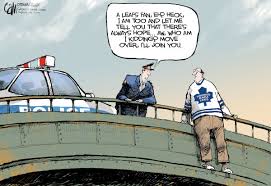 You would be excused for ironic because instead of conveying a message of professionalism, it makes you look like a joke. Speak Of The Devil God Isn T A Fan Of The Maple Leafs