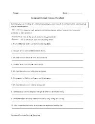 Compound Predicates Commas Worksheet Worksheets Commas English Grammar Worksheets
