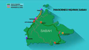 Pelaksanaan projek lebuhraya pan borneo sabah membina jalan dari putatan ke inanam (wp06). Pan Borneo Highway On Schedule