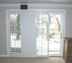 If you are looking for something different, you can consider sliding shutter panels. Pin By Luann Sanandres On Ideas For The House Sliding Glass Door Window Sliding Glass Door Window Treatments Sliding Glass Door