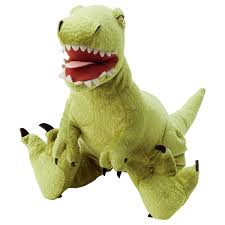 Jattelik Soft Toy Dinosaur Dinosaur Thyrannosaurus Rex 44 Cm Ikea