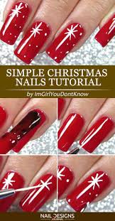 Glitter nail polish is perfectly suited for christmas nails, as the lovely manicure below demonstrates. 30 Christmas Nail Art Tutorials To Master Naildesignsjournal Com
