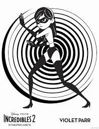 Incredibles 2 Coloring Pages New Incredibles 2 Printables And The World Premiere Violet Parr Disney Coloring Pages Free Printable Coloring Sheets