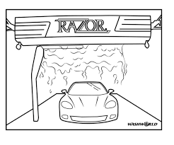 This coloring page belongs to these categories: Chanute Car Wash Home Facebook