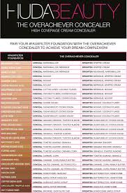 the overachiever concealer shade matching guide in 2019