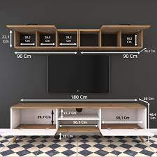 rani a5 duvar rafli kitaplikli tv unitesi duvara monte dolapli modern ayakli tv sehpasi ceviz beyaz m4 living room tv unit designs tv room design tv unit decor
