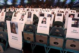 see where the stars are sitting at the 2019 acm awards