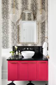 Though each bathroom is different, our wide selection of bathroom vanities at kitchen & bath authority makes it easy to find the right piece for your space. 75 Beautiful Bathroom With Red Cabinets Pictures Ideas February 2021 Houzz