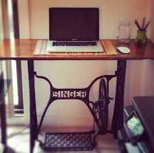 Singer Sewing Machine Desk Making This Today Sewing Table Singer Sewing Tables Antique Sewing Table