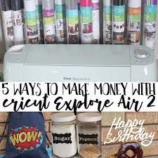 You could take your own illustrations and turn them into kiss cut stickers. 5 Ways To Make Money With Cricut Explore Air 2