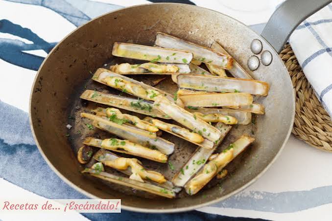 Grilled Razor Clams